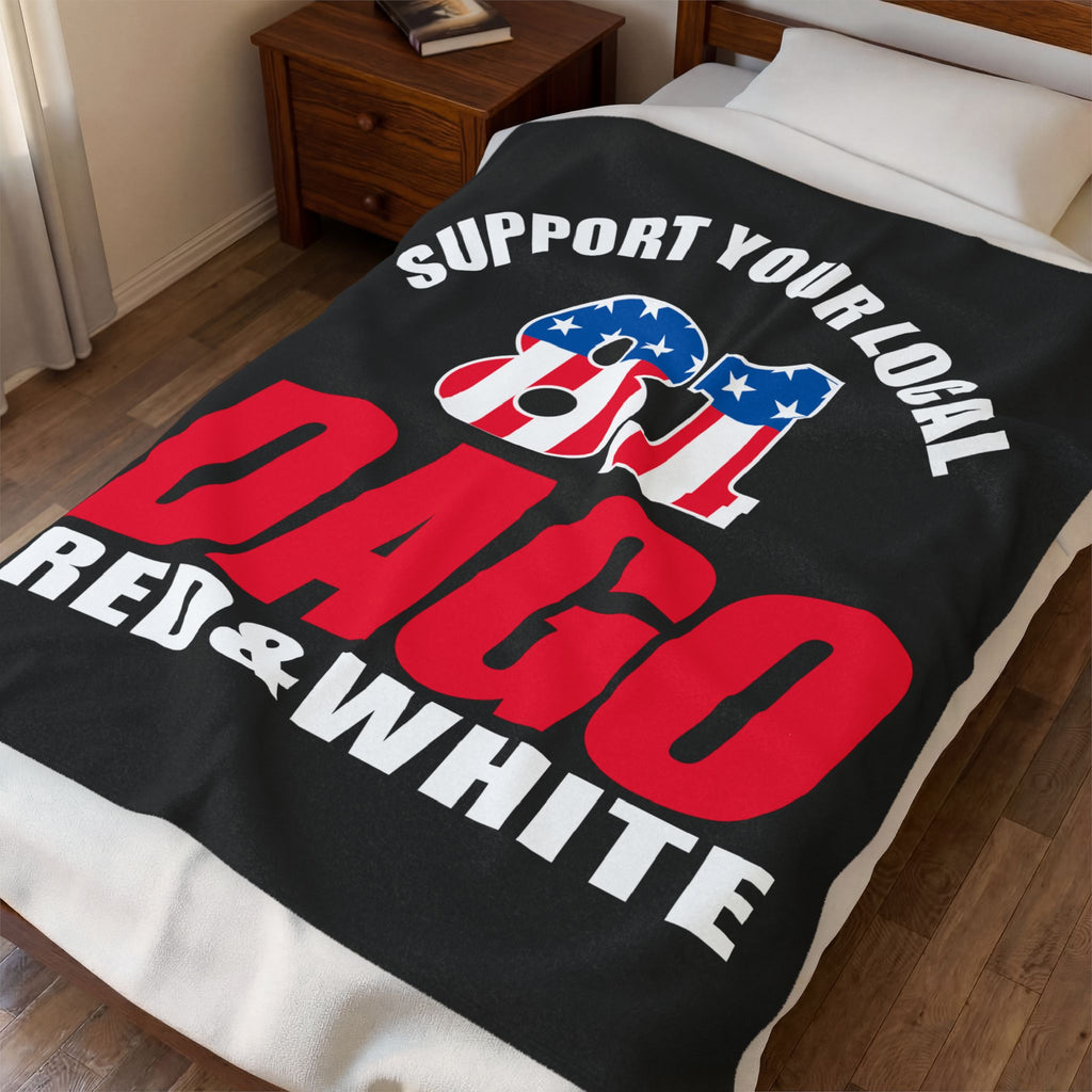 81 Flag Velveteen Blanket