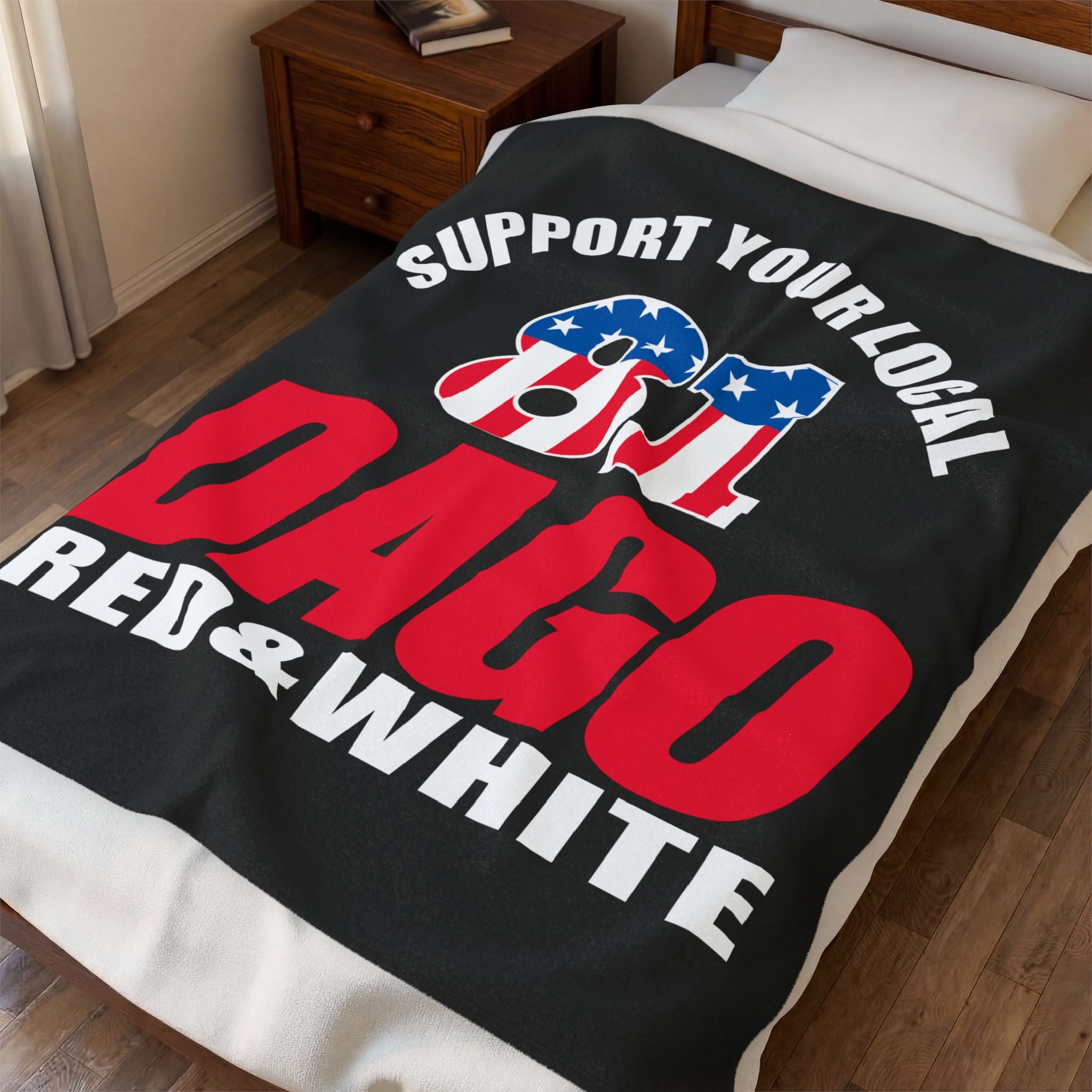 81 Flag Velveteen Blanket