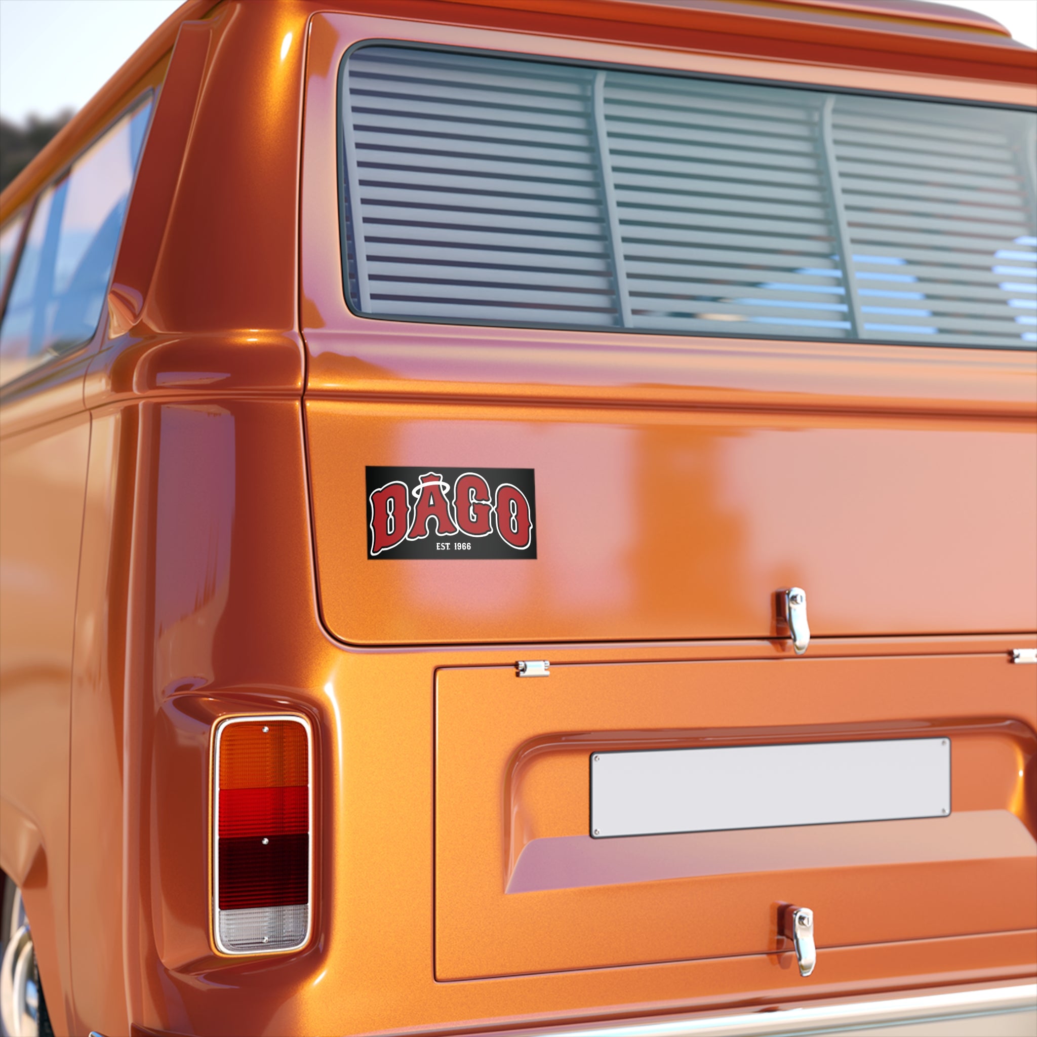 Dago Angels Bumper Sticker 7.5" x 3.75"