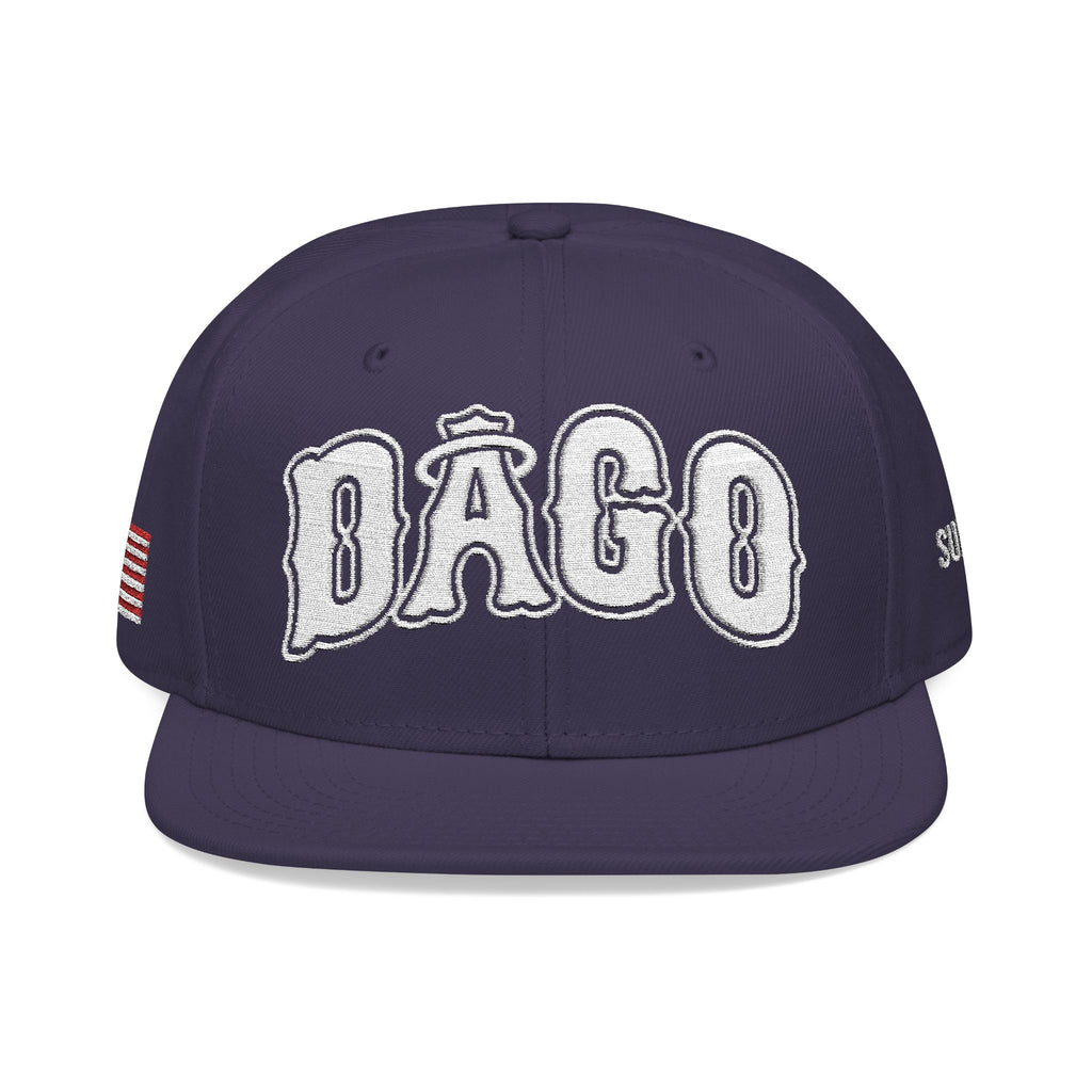 White Dago Snapback Hat