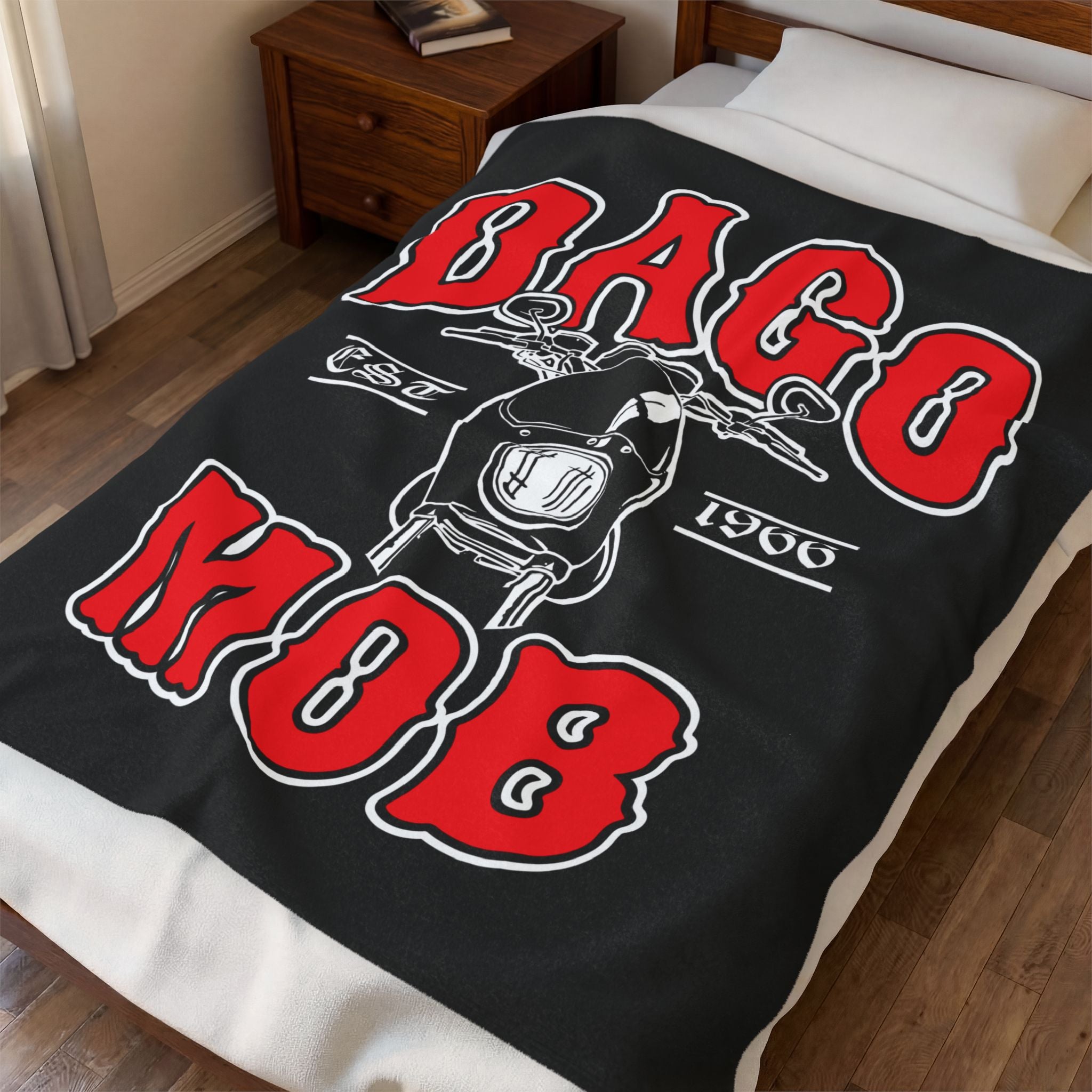 Dago Mob Velveteen Blanket