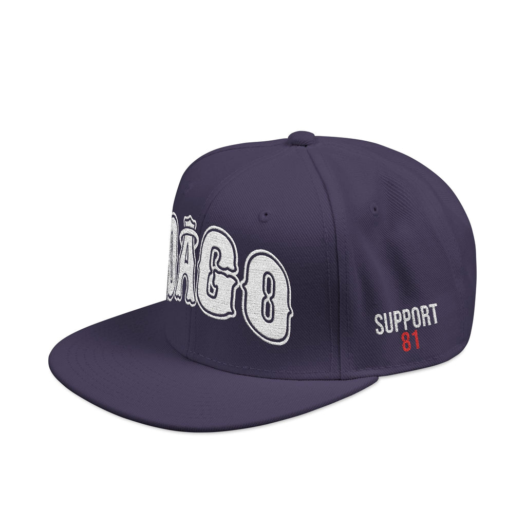 White Dago Snapback Hat