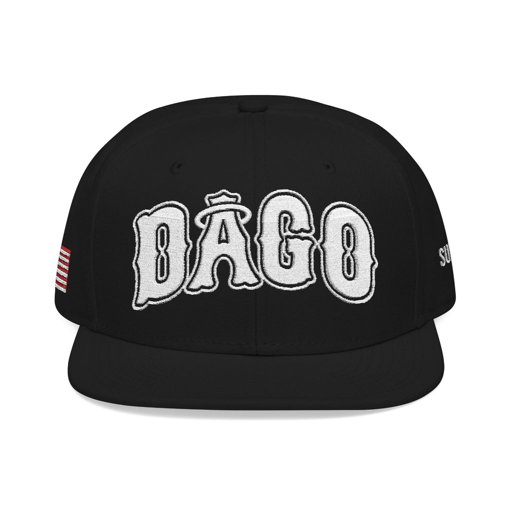 White Dago Snapback Hat