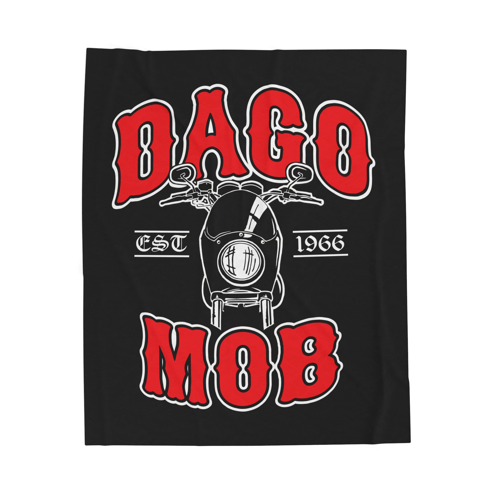 Dago Mob Velveteen Blanket